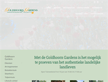 Tablet Screenshot of goldhoorngardens.nl
